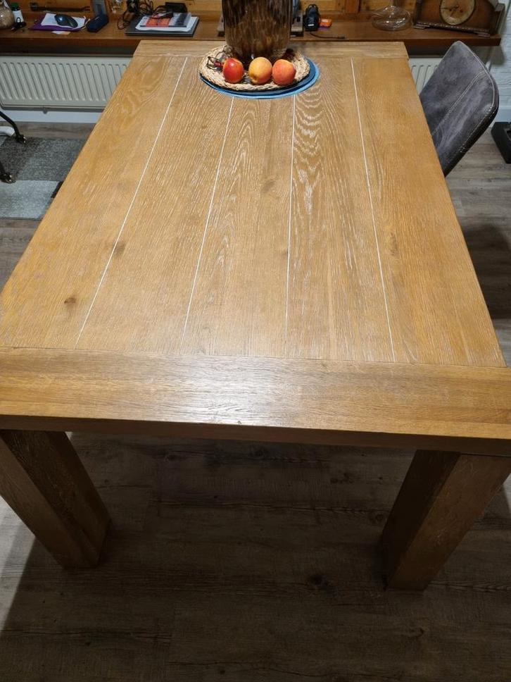 eetkamertafel uitschuifbaar Henders Hazel, Huis en Inrichting, Tafels | Eettafels, Gebruikt, 50 tot 100 cm, 150 tot 200 cm, Vijf personen of meer