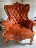 Lookalike Chesterfield Fauteuil, Huis en Inrichting, Fauteuils, Ophalen, Gebruikt, Chesterfield look alike, 75 tot 100 cm