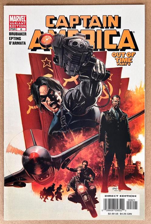 Captain America vol. 5 #6 limited variant 1st Winter Soldier, Boeken, Strips | Comics, Zo goed als nieuw, Eén comic, Amerika, Ophalen of Verzenden
