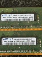 2x 1gb pc2 6400, Computers en Software, RAM geheugen, Ophalen of Verzenden, Zo goed als nieuw, DDR2, Desktop
