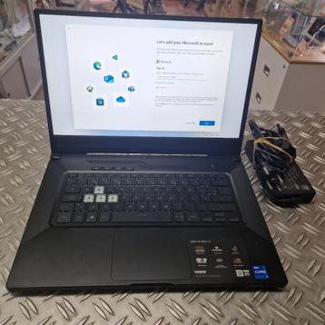 Asus TUF Dash F15 Core i7 8GB 512GB SSD RTX 3060 beschikbaar voor biedingen