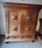 Groenlose eiken kast, Antiek en Kunst, Antiek | Meubels | Kasten, Ophalen