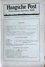 Haagse Post -Winternummers -Kerstmis 1930 en 1931, Ophalen of Verzenden, 1920 tot 1940, Nederland, Tijdschrift