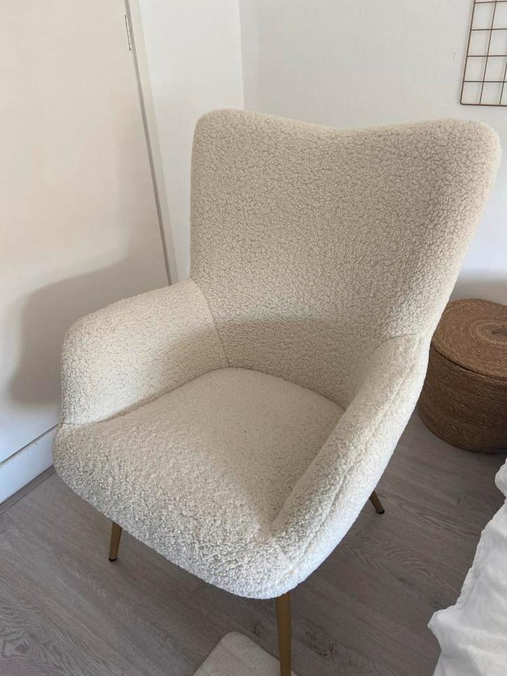 Lounge Stoel - Stijlvolle Relax Stoel, Huis en Inrichting, Fauteuils, Zo goed als nieuw, Stof, 50 tot 75 cm, 75 tot 100 cm, Ophalen