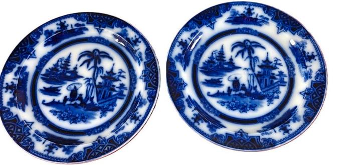 2 antieke wandborden, Antiek en Kunst, Antiek | Wandborden en Tegels, Ophalen