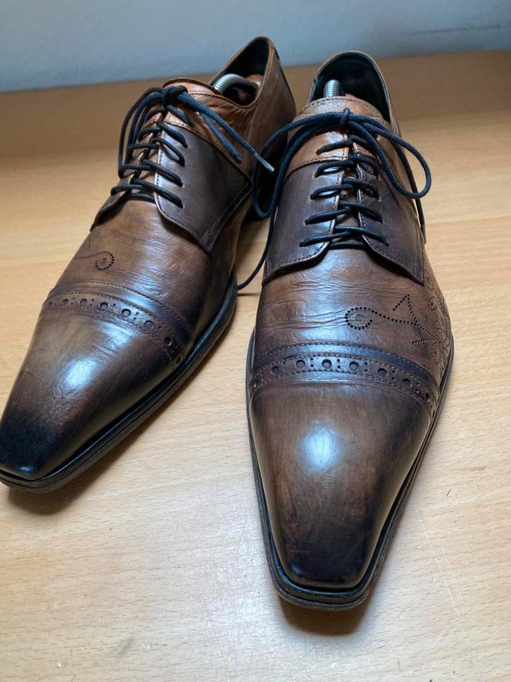 Jo Ghost italian schoenen slank puntig frivool 43, Kleding | Heren, Schoenen, Gedragen, Veterschoenen, Bruin, Ophalen of Verzenden