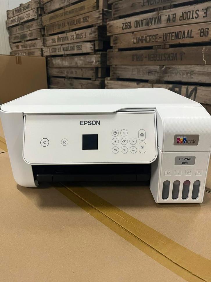 Epson EcoTank ET-2876 All-in-One Printer, Nieuw, Computers en Software, Printers, Nieuw, All-in-one, Inkjetprinter, Kleur printen