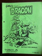 GOTTLIEB DRAGON INSTRUCTION MANUAL (solid state), Verzamelen, Automaten | Flipperkasten, Elektronisch, Zo goed als nieuw, Flipperkast