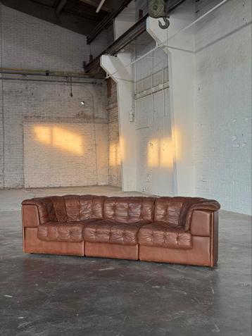 De Sede DS-11 Patchwork Sofa | Leer beschikbaar voor biedingen