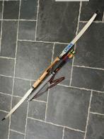 LYONS handboog, incl.Pijlen+pijlenkoker+bescherming. Zgan, Ophalen of Verzenden, Zo goed als nieuw, Recurveboog