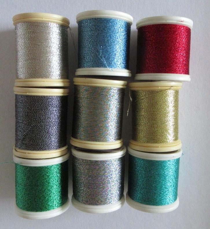 9 DMC garen Metallic, Hobby en Vrije tijd, Borduren en Borduurmachines, Nieuw, Borduurgaren of Zijde, Handborduren, Ophalen