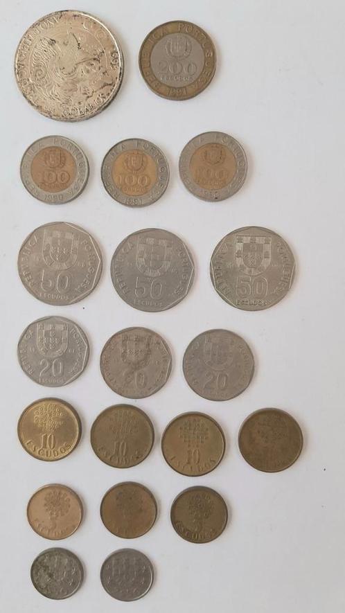 20 portugese munten escudos, Postzegels en Munten, Munten | Europa | Euromunten, 2 euro, Portugal, Ophalen of Verzenden