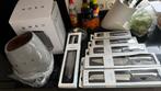 Smeg messenset messen blok  helemaal nieuw licht grijs, Huis en Inrichting, Verzenden, Nieuw