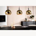 Hanglamp Mirel 3-lamps, kleur Goud van BASE, Ophalen, ., Nieuw, Glas