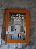 Hoofdlijnen Nederlands Recht 15e druk, Boeken, Cees Loonstra, Zo goed als nieuw, Alpha, HBO