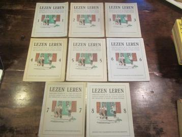 WG van de Hulst Complete serie Lezen leren dl 1 -8 beschikbaar voor biedingen