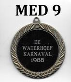 Med9 carnavals medaille de waterhoef karnaval 1988 brabant, Ophalen of Verzenden, Overige materialen