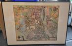 Plattegrond Maastricht rond 1580 in lijst. 50 x 70 cm, Ophalen, 50 tot 75 cm, Zo goed als nieuw, Foto of Poster