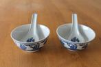 Chinese soepkommen, rijstkommen + lepels, Oosters porselein, Ophalen of Verzenden, Zo goed als nieuw, Kom(men), Overige stijlen
