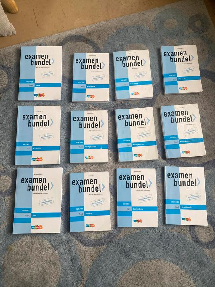 HAVO Examenbundels Complete Set, Boeken, Schoolboeken, Zo goed als nieuw, Wiskunde A, HAVO, Ophalen of Verzenden