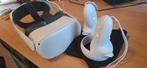 Meta Quest 2 VR-bril + Elite Strap, Spelcomputers en Games, Virtual Reality, Ophalen of Verzenden, Zo goed als nieuw, VR-bril