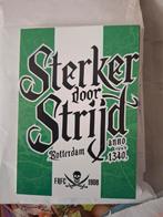 Sticker Feyenoord sterker door strijd, Ophalen of Verzenden, Zo goed als nieuw, Sport