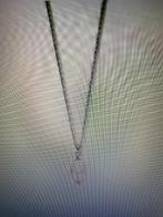 Chique ketting met Swarovski hanger, Ophalen of Verzenden, Nieuw, Zilver, Overige materialen