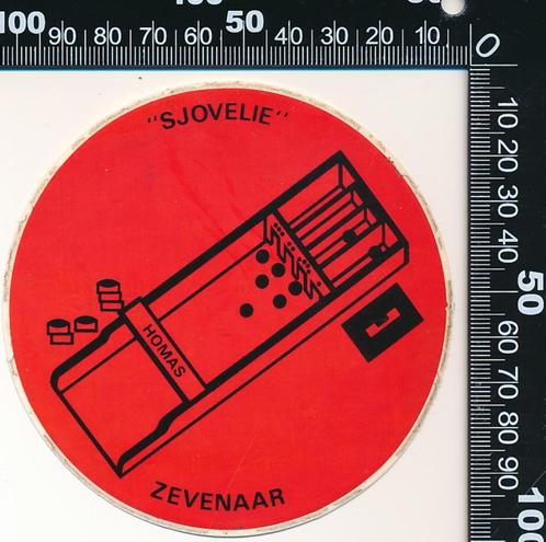 Sticker: Sjovelie Zevenaar, Verzamelen, Stickers, Zo goed als nieuw, Sport, Ophalen of Verzenden