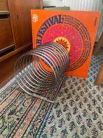 Chroom vinyl / lp / tijdschriften houder, Ophalen of Verzenden, Zo goed als nieuw