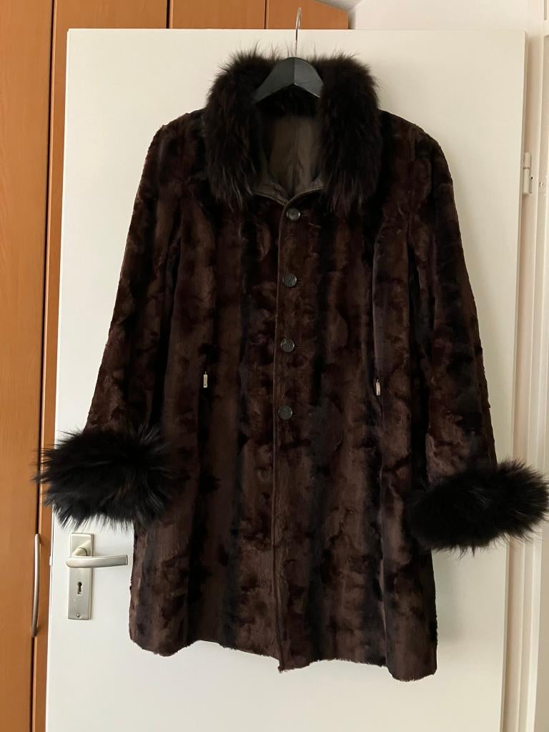 Chique reversible jas van het merk Wille maat 46, Kleding | Dames, Jassen | Winter, Bruin, Verzenden, Wille, Maat 46/48 (XL) of groter