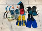 Duikset: Brillen, Snorkels & Flippers, Watersport en Boten, Snorkelen, Ophalen of Verzenden, Gebruikt, Snorkelset
