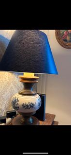 Delfts blauw vintage lampen, Huis en Inrichting, Lampen | Tafellampen, Ophalen of Verzenden, Zo goed als nieuw, Minder dan 50 cm