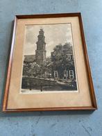 Vintage jaren ets westerkerk toren cornelis brandenburg, Ophalen