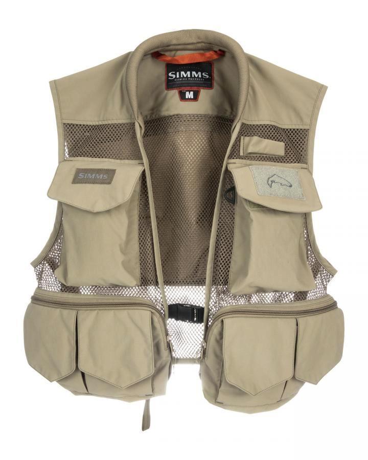 Simms Tributary Vest Tan, Watersport en Boten, Hengelsport | Vliegvissen, Nieuw, Overige typen, Ophalen of Verzenden