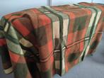 Wollen deken vintage deken wol retro, Huis en Inrichting, Woonaccessoires | Plaids en Woondekens, Ophalen of Verzenden, Gebruikt