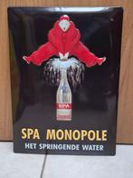 Reclamebord Spa Monopole, Ophalen of Verzenden, Nieuw, Reclamebord