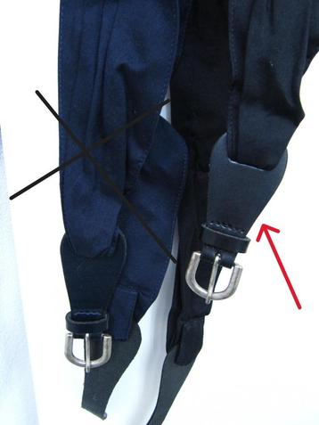 NIEUW SCARVA ceintuur katoen met gesp zwart 42 beschikbaar voor biedingen