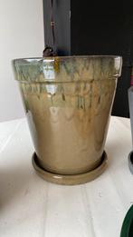 Prachtige bloempot, Tuin en Terras, Bloempotten, Ophalen, Rond, Zo goed als nieuw, Aardewerk