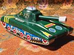 Mooie oude vintage militaria tank van blik 15,3 cm., Antiek en Kunst, Ophalen of Verzenden