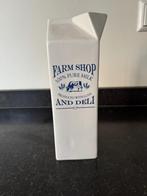 Riviera Maison melk-kan aardewerk wit, Overige typen, Ophalen of Verzenden, Zo goed als nieuw, Overige stijlen