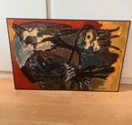Karel Appel Artprint Two Birds 1954 hand gesigneerd., Ophalen