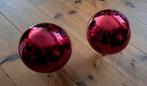 2 grote Heksenballen Bordeaux Rood, Tuinbol, heksenbal., Diversen, Kerst, Ophalen, Zo goed als nieuw