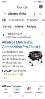 viskist. albatros 25mm pooten, Ophalen, Zo goed als nieuw, Complete set