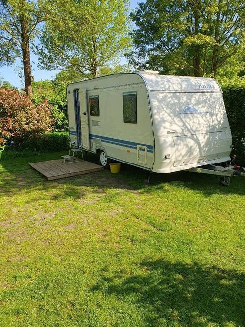 caravans Adria Unica 432PX bwjr 2003, Caravans en Kamperen, Caravans, Particulier, tot en met 4, 750 - 1000 kg, Treinzit, Adria