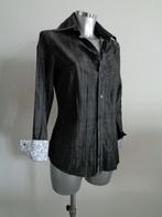 Hans Ubbink dark denim designer blouse NL40 nieuw, Kleding | Dames, Maat 38/40 (M), Hans Ubbink, Blauw, Nieuw