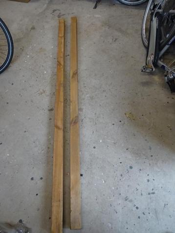 4 stuks geïmpregneerd houtpalen / balken / tuinpaal beschikbaar voor biedingen