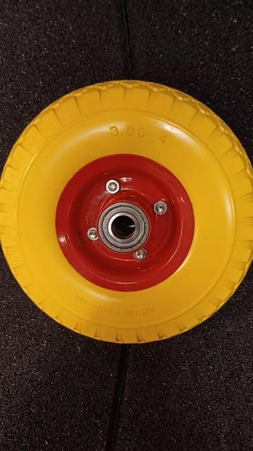 Steekwagenwiel 3.00-4 anti-lek PU (26085) naafgat Ø 20 mm beschikbaar voor biedingen