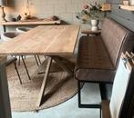 Eetbank 2 meter taupe kleur, Ophalen of Verzenden, Nieuw, Overige kleuren, Drie