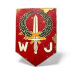 West-Java Mouwembleem – Nederlands-Indië, Verzamelen, Militaria | Algemeen, J, G, M, Ophalen of Verzenden