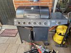 Gasbarbecue met accessoires en gasfles, Tuin en Terras, Gasbarbecues, Ophalen, Gebruikt